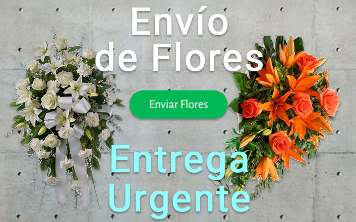 Envío de coronas funerarias urgente a los tanatorios, funerarias o iglesias de Cartagena